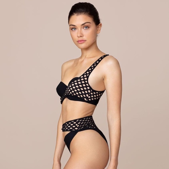 NWT Agent Provocateur Lopez Black Bikini Bottom - Picture 4 of 10